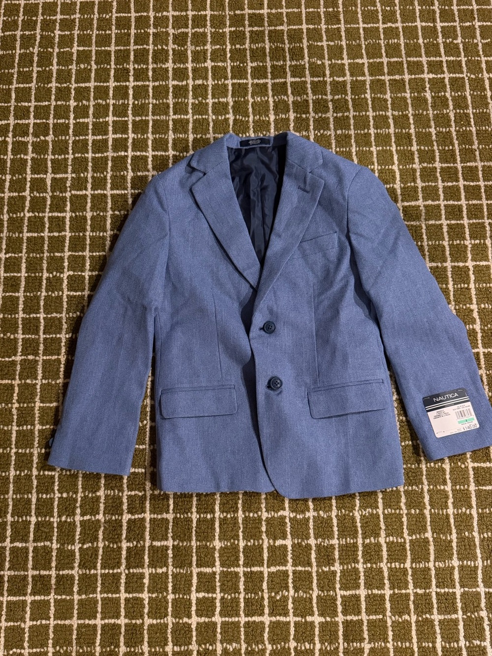 Nautica Light Blue Two-Button Sport Coat